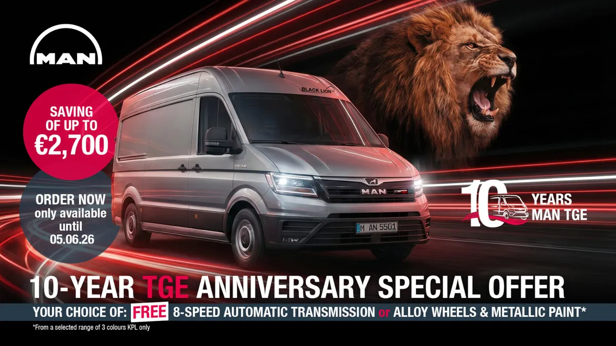 TGE 3.5T.  TWIN WHEEL LWB DROPSIDE IN STOCK - Image 2