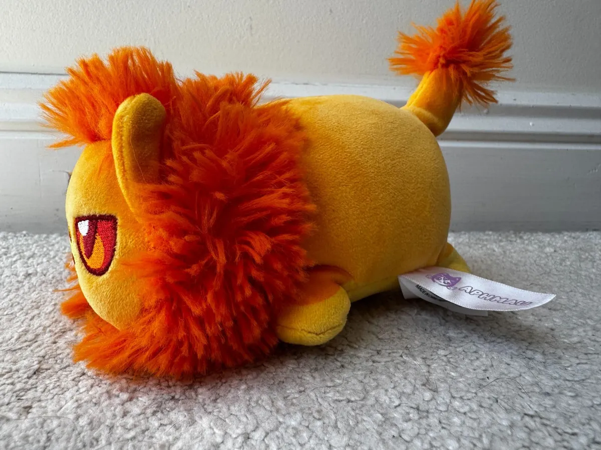 Aphmau MeeMeows Lion Cat approx. 15 cm. Used Pleas - Image 1