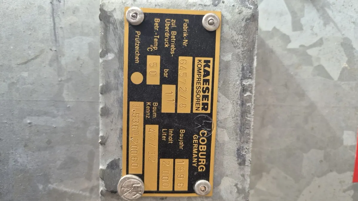 Air receiver tank - Image 1