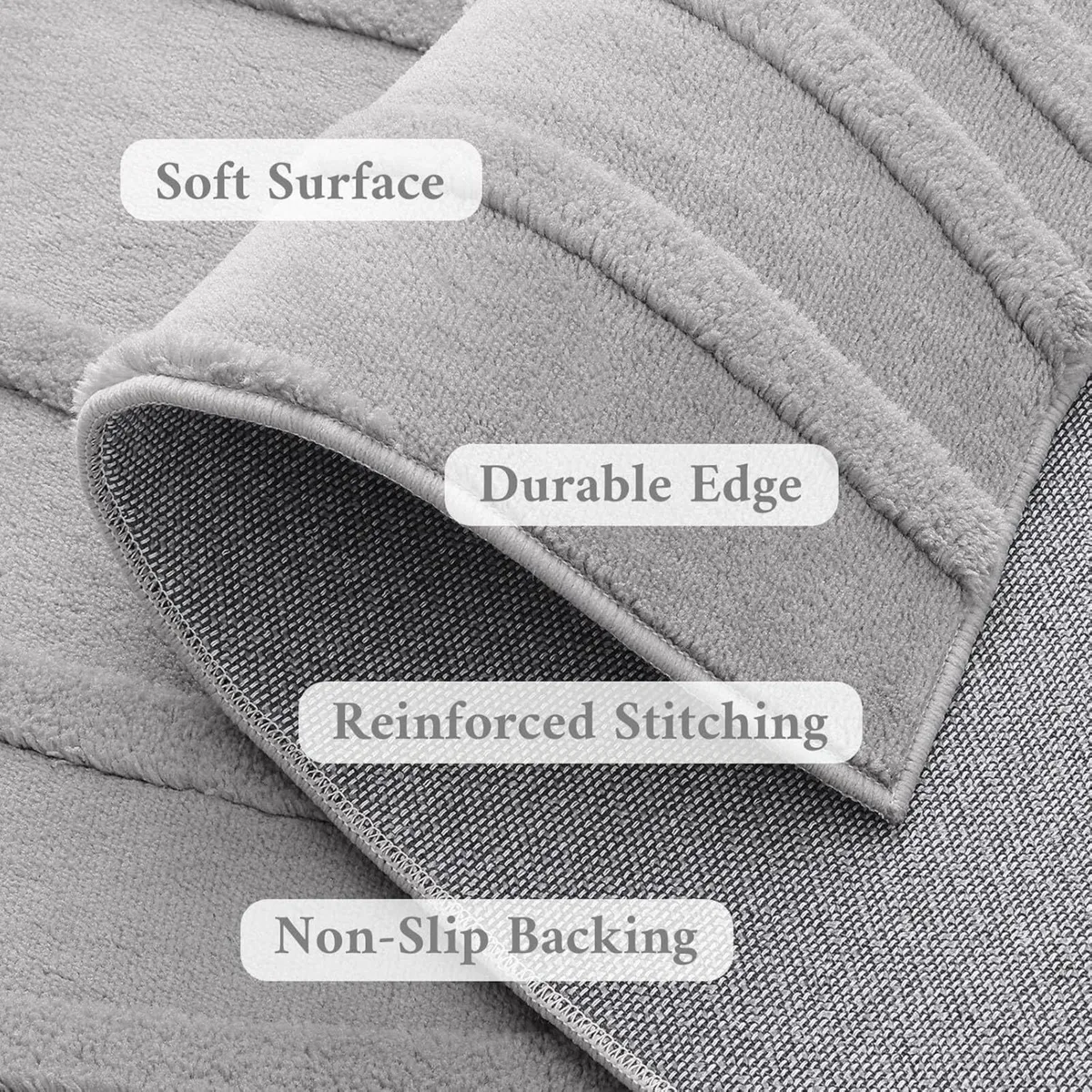 Rugs Living Room 160x220cm Soft Plush Wave - Image 3