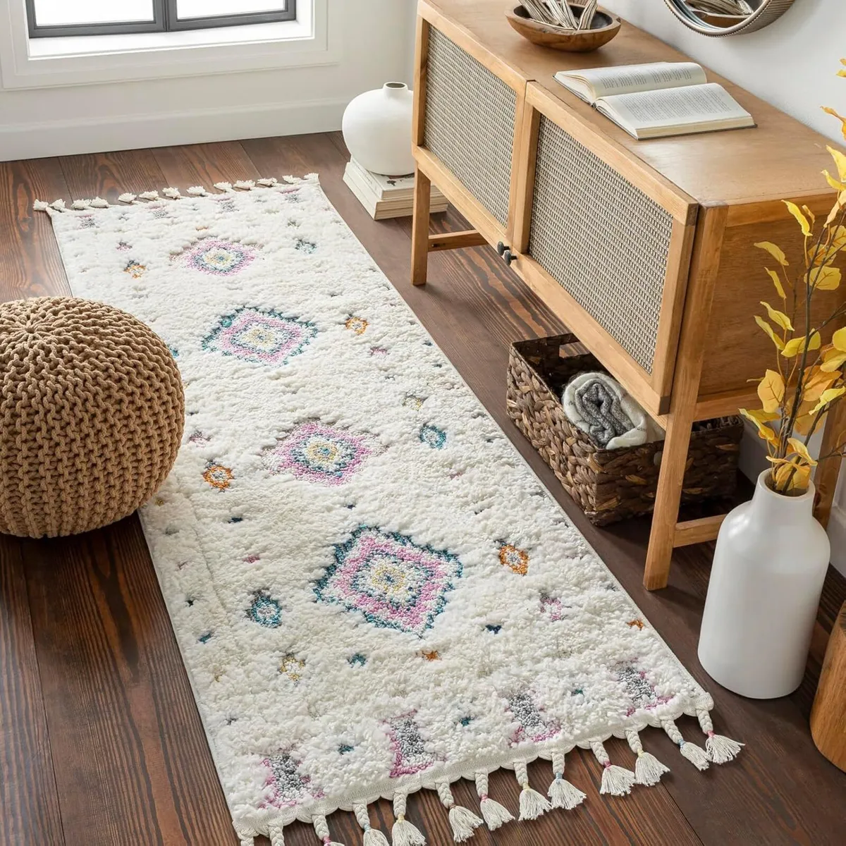 Pukyu Suva Geometric Runner 80x220 cm Hallway - Image 1