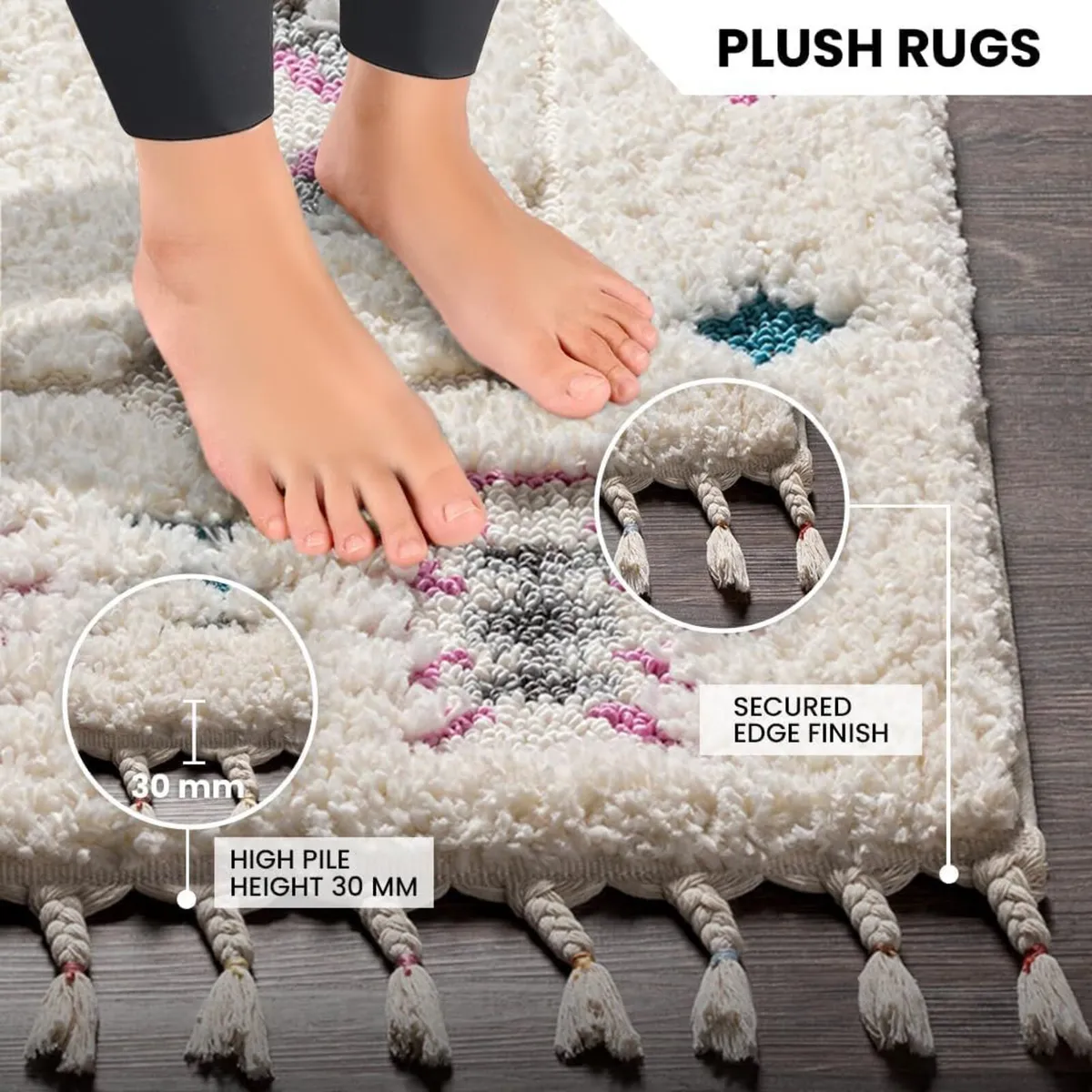 Pukyu Suva Geometric Runner 80x220 cm Hallway - Image 4