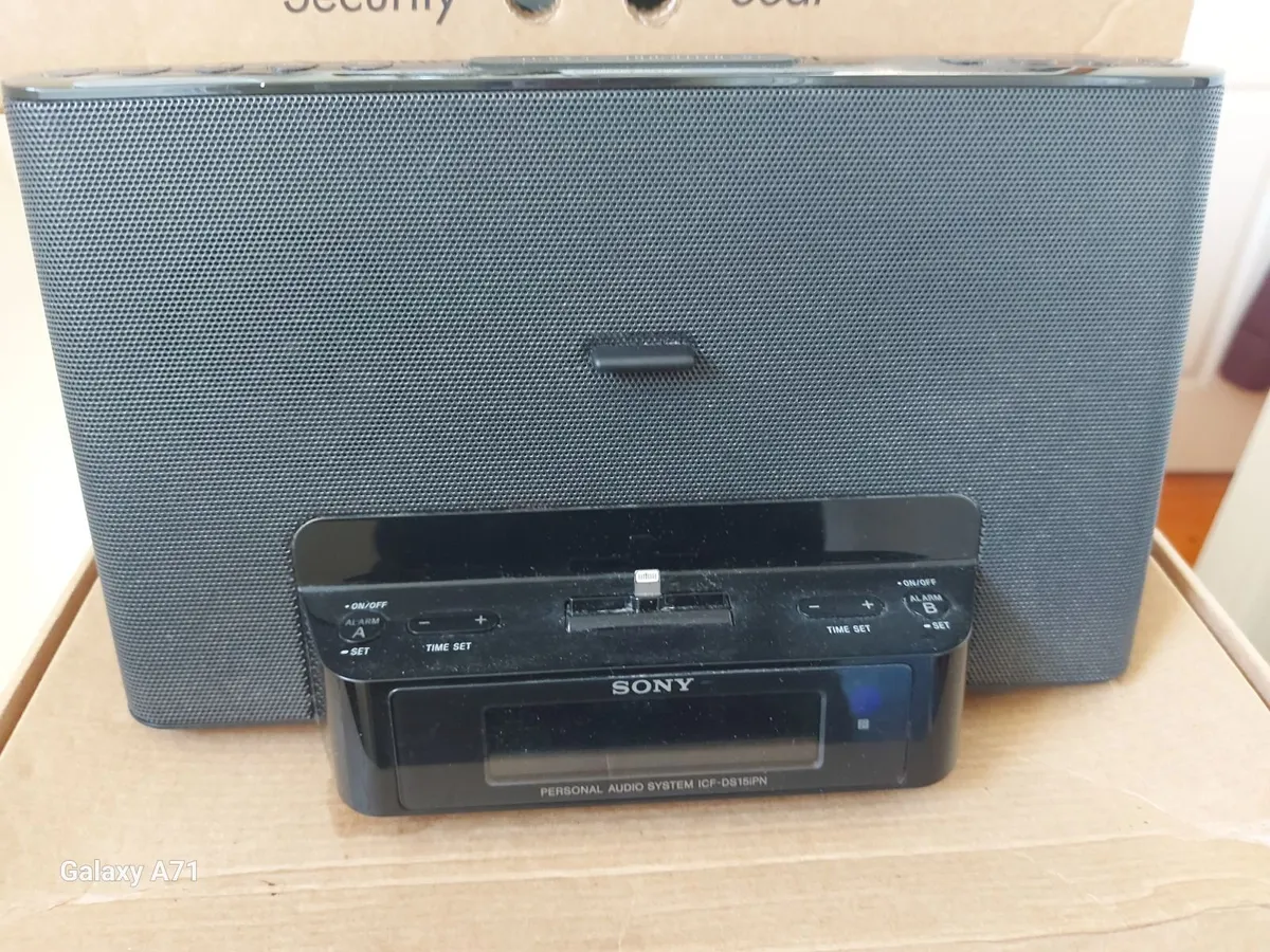 SONY Dream Machine Clock Radio Audio System - Image 1