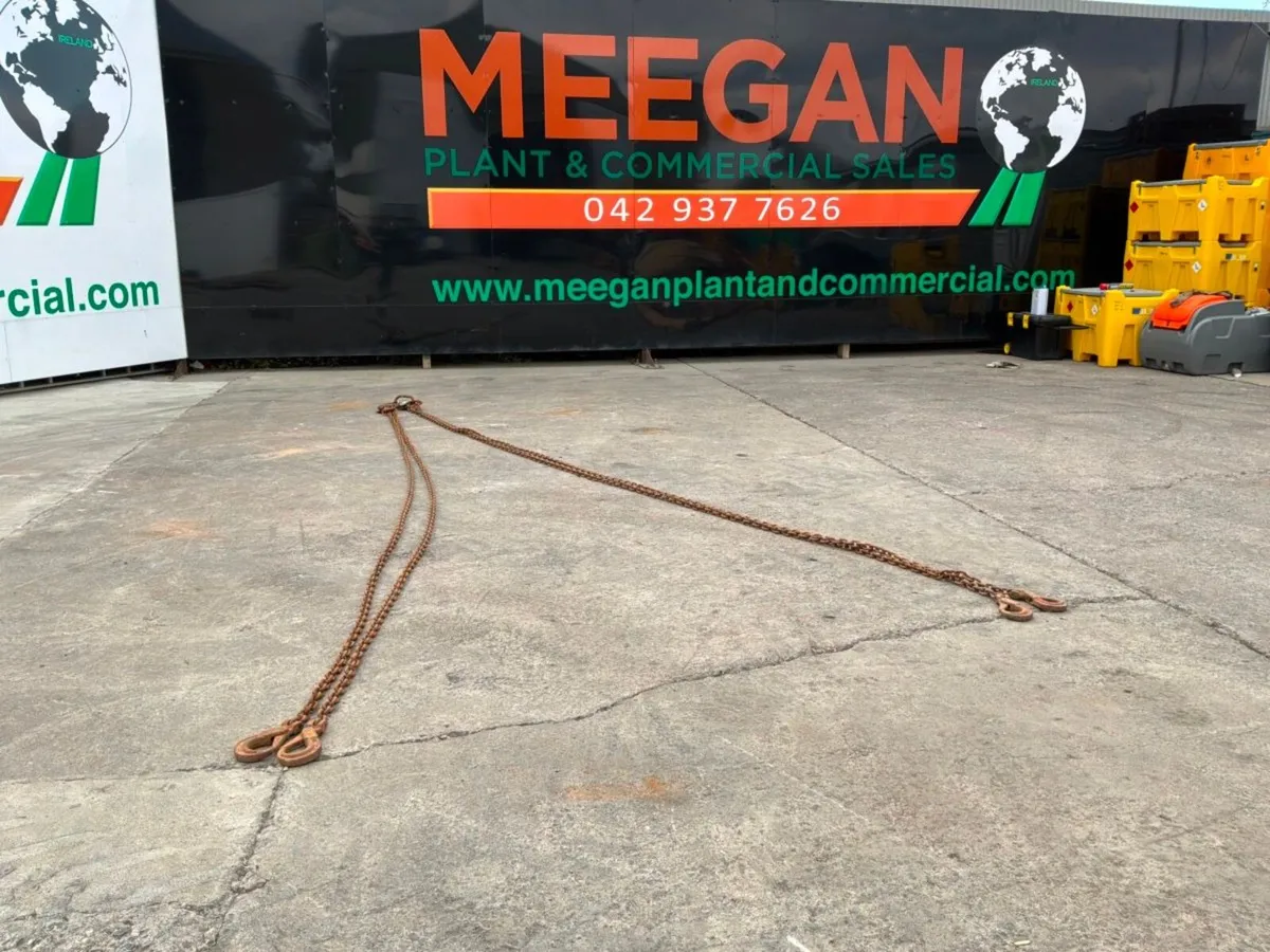 20ft x 10mm LIFTING CHAINS...4 LEG BROTHER...4824. - Image 1