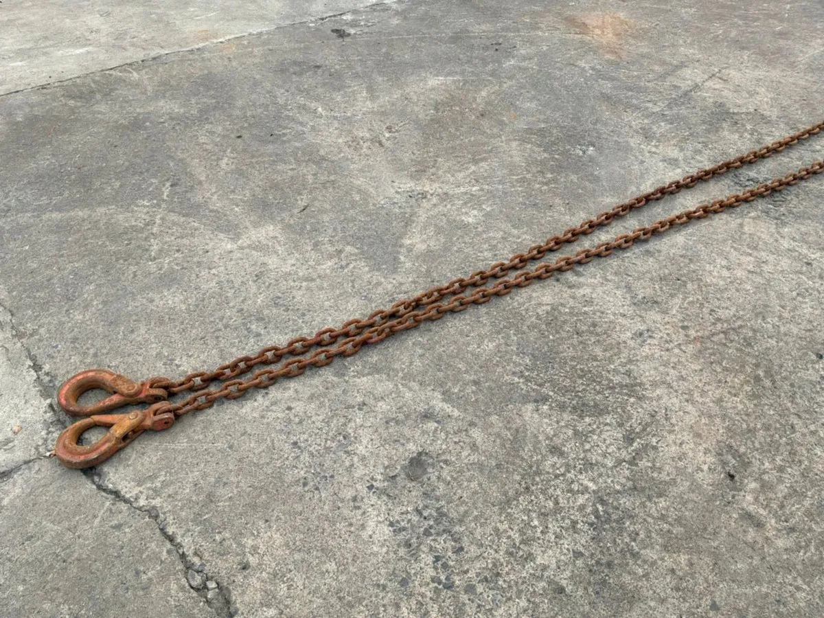 20ft x 10mm LIFTING CHAINS...4 LEG BROTHER...4824. - Image 2