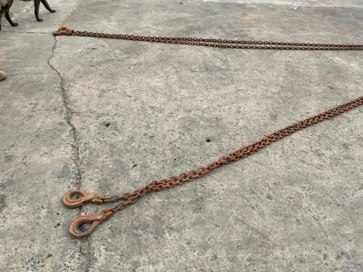 20ft x 10mm LIFTING CHAINS...4 LEG BROTHER...4824. - Image 3