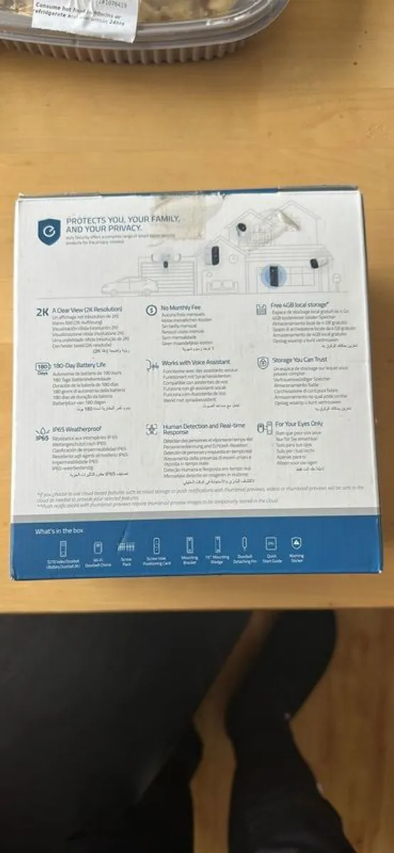 Eufy doorbell camera + chime - Image 3