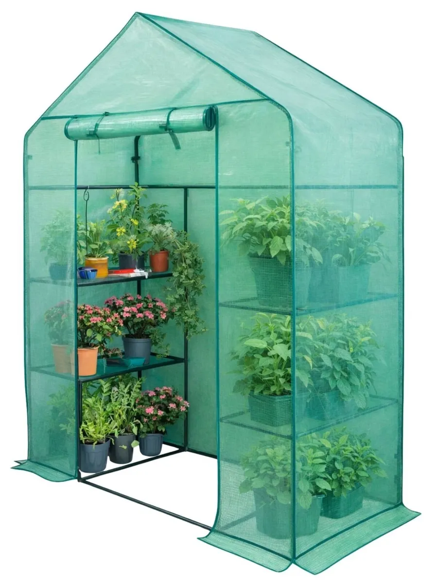 Seedbed with shelves Greenhouse mini tunnel garden - Image 4