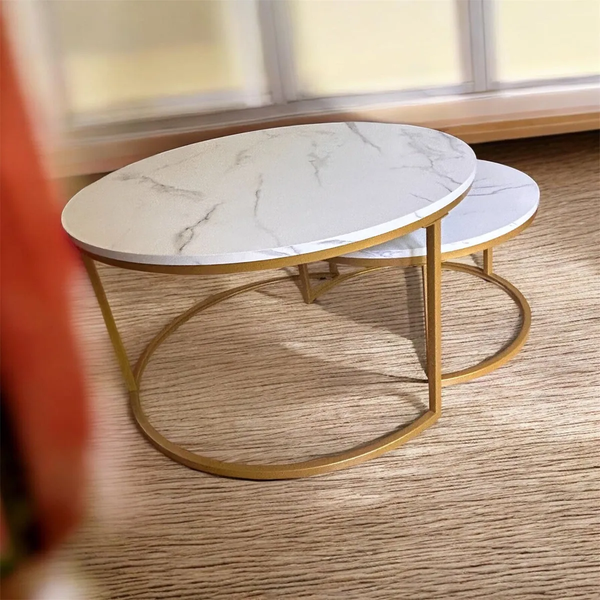 Coffee table set and Mahogany table - Image 2