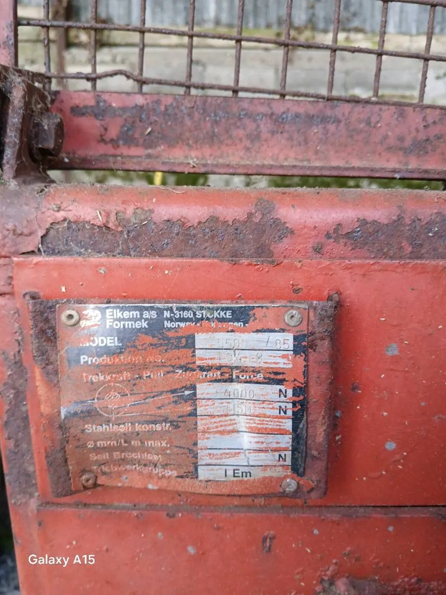 Forestry winch - Image 1