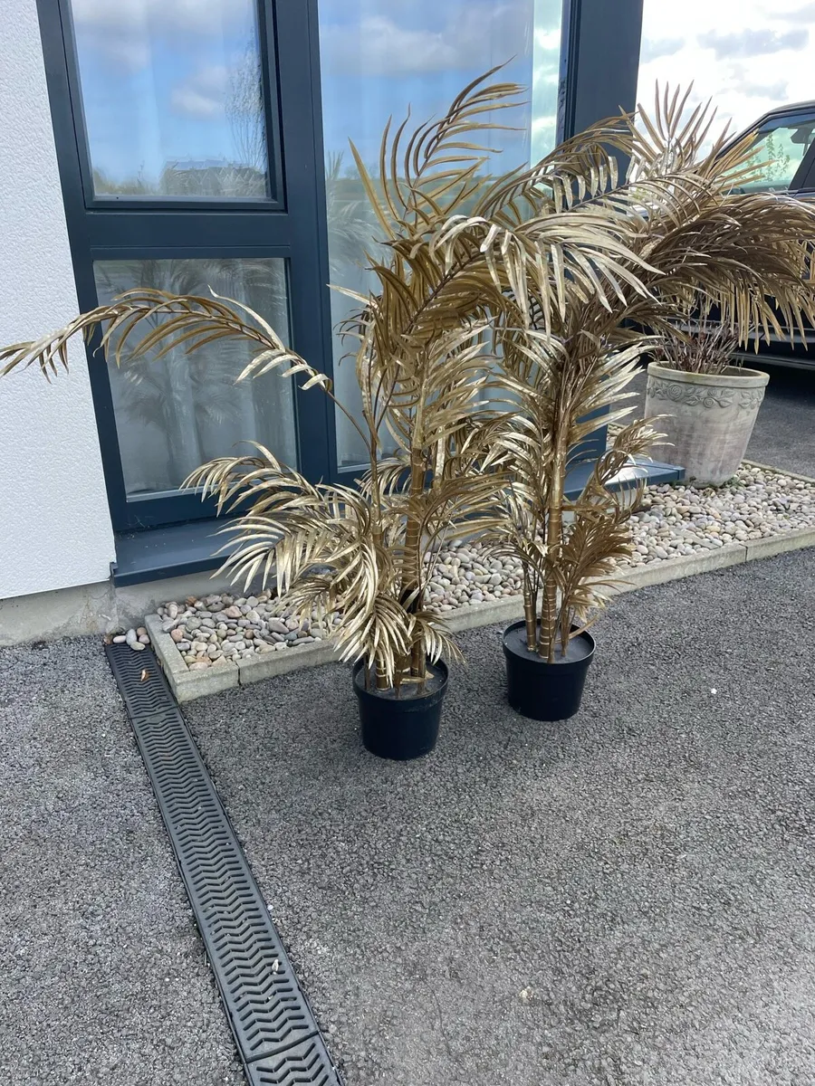 Decorative golden ferns - Image 2