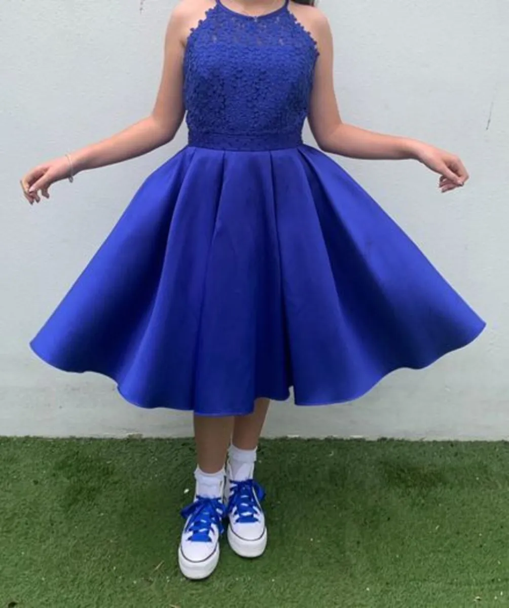 Royal Blue Confirmation Dress / Girls Occasion Dre - Image 1