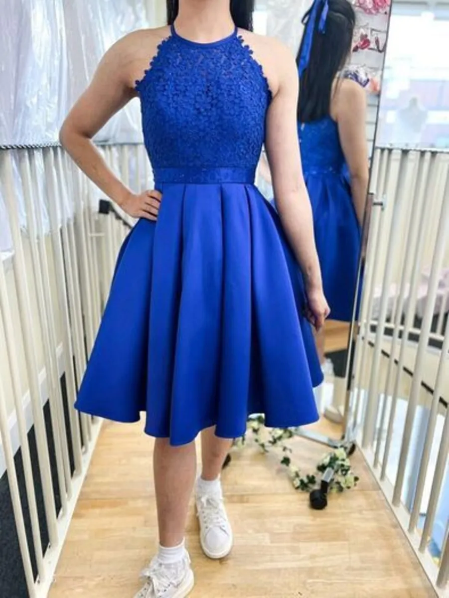Royal Blue Confirmation Dress / Girls Occasion Dre - Image 4