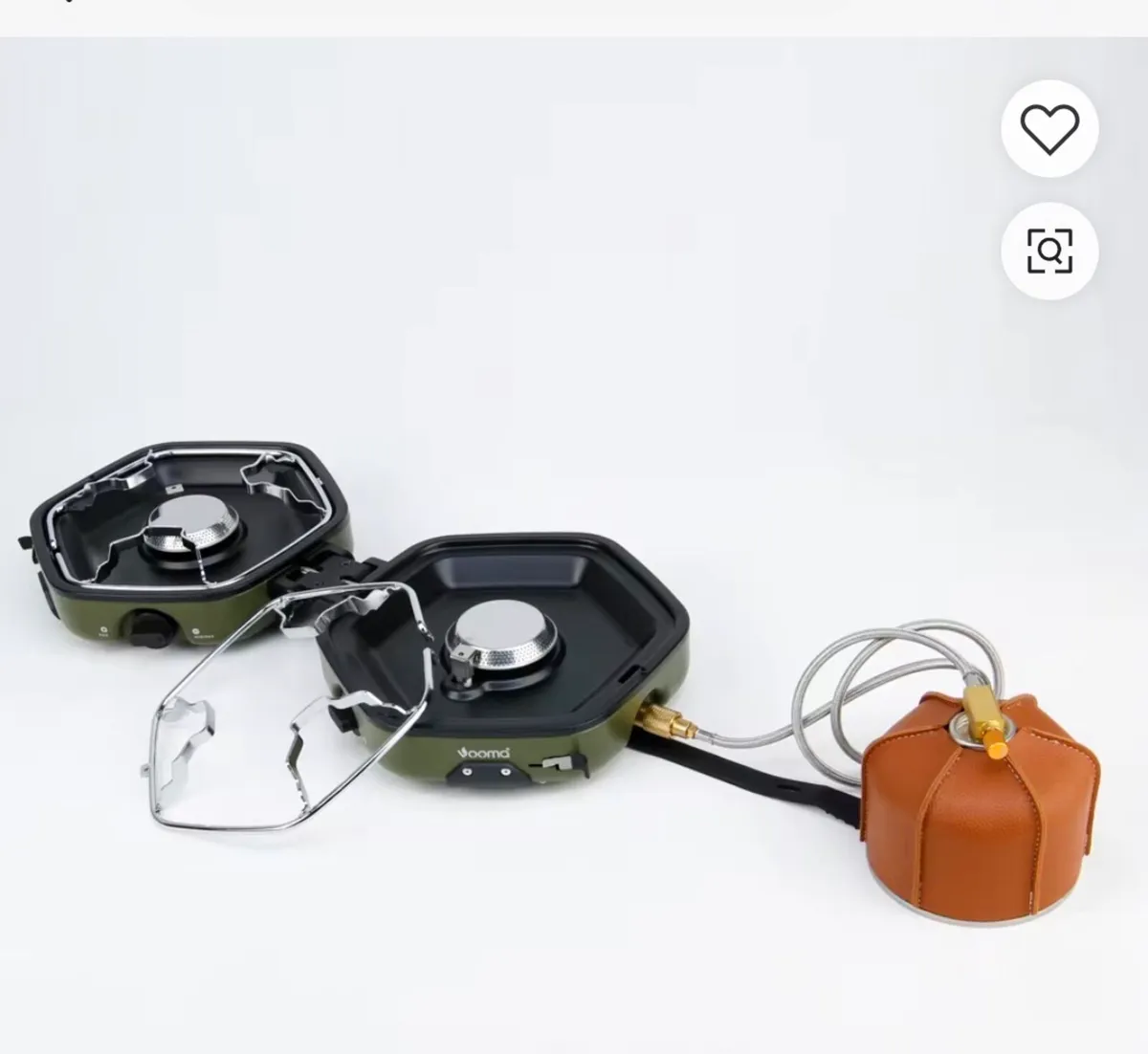 Folding camping gas hob - Image 1