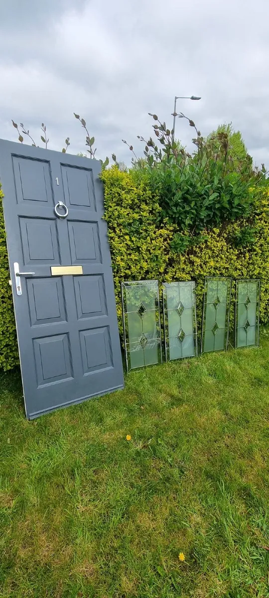 Teak hardwood front door - Image 3