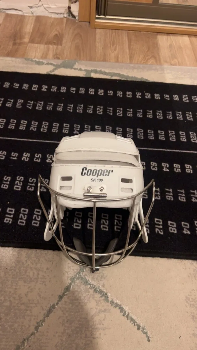 Brand new white cooper helmet - Image 1