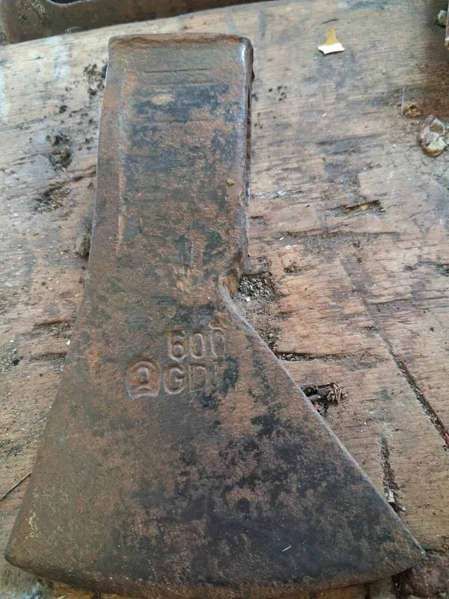 Vintage German Democratic Republic axe head