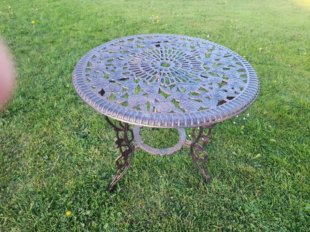 Cast Iron Patio Furniture - Image 3