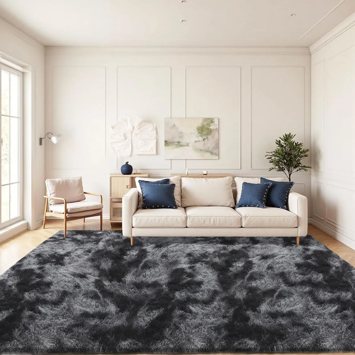 Rugs Living Room Large Area Carpet Fluffy - Image 1