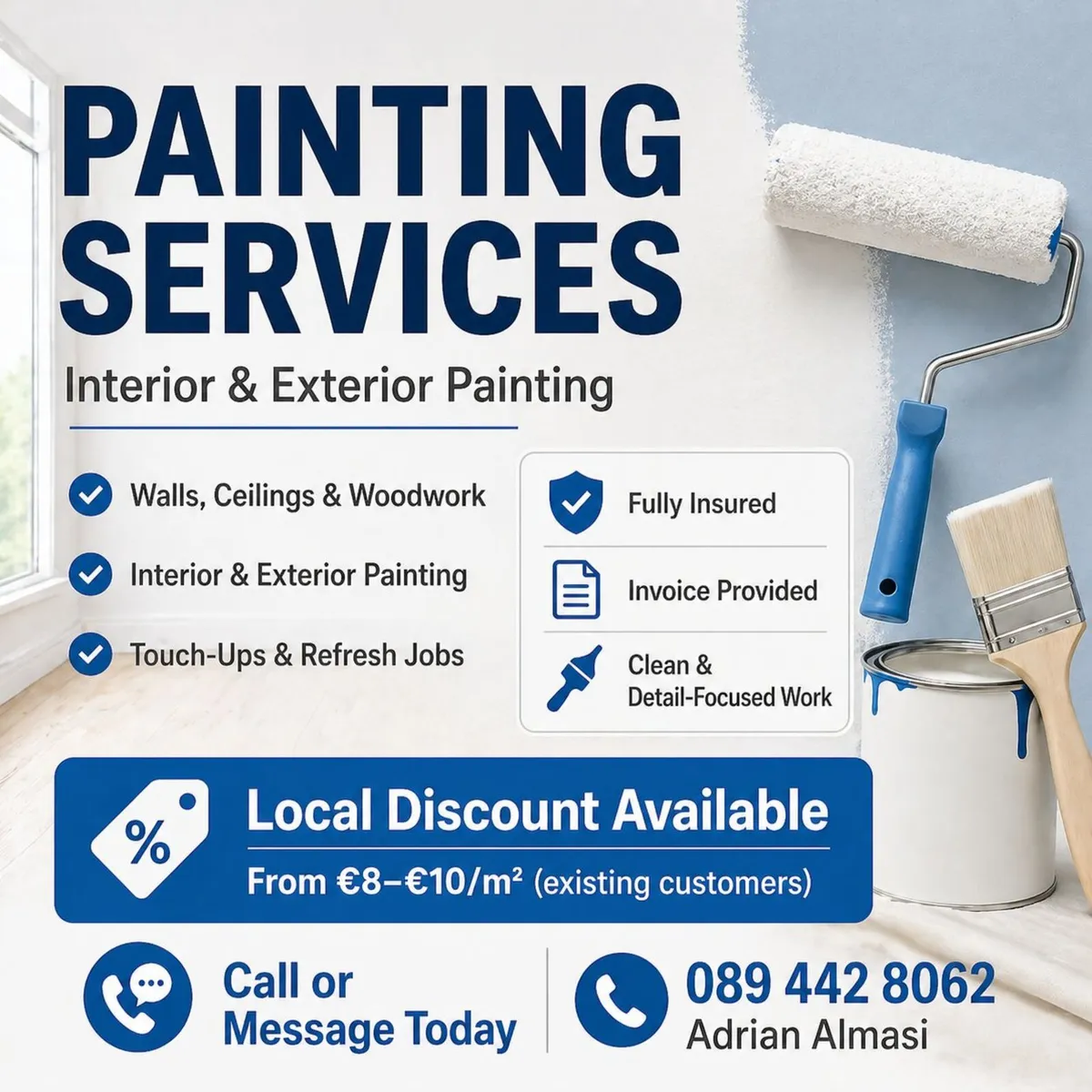 Painting Services – Interior & Exterior
