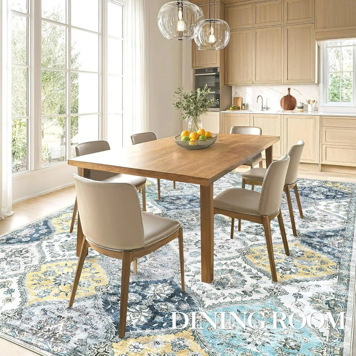 Vintage Floral Rug Living Room 200x290 cm - Image 4