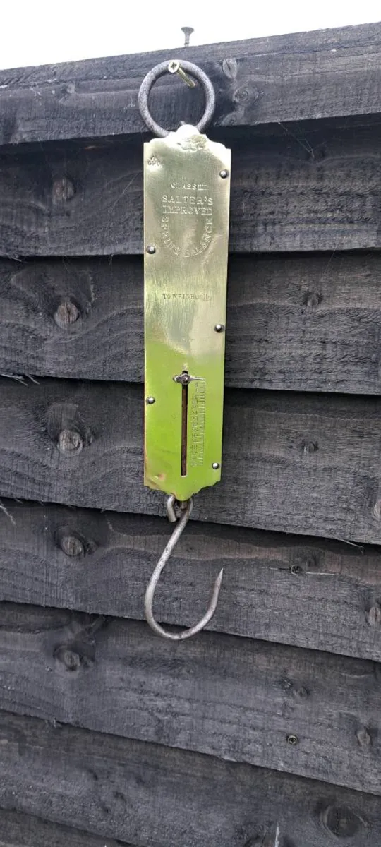 Old brass  weighing schales - Image 2