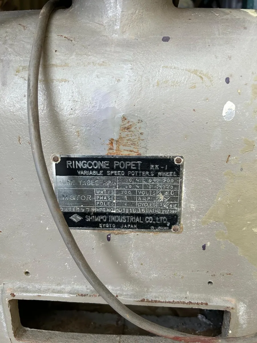 Vintage potters wheel. - Image 4