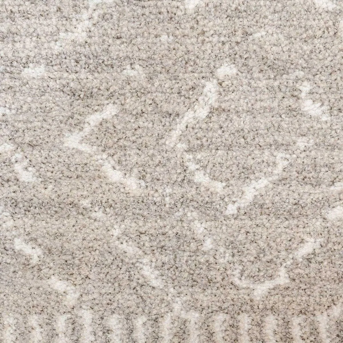 Modern Large Soft Cream Polyester Scandi Berber - Image 2