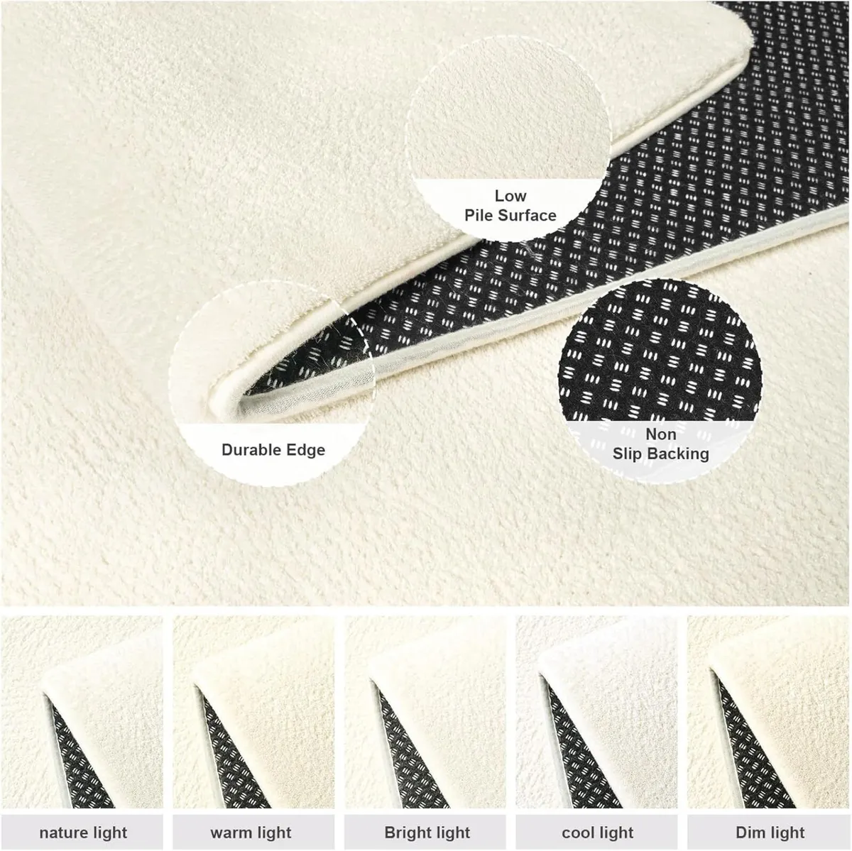 Large Rugs for Living Room Ultra Soft Fluffy - Image 4