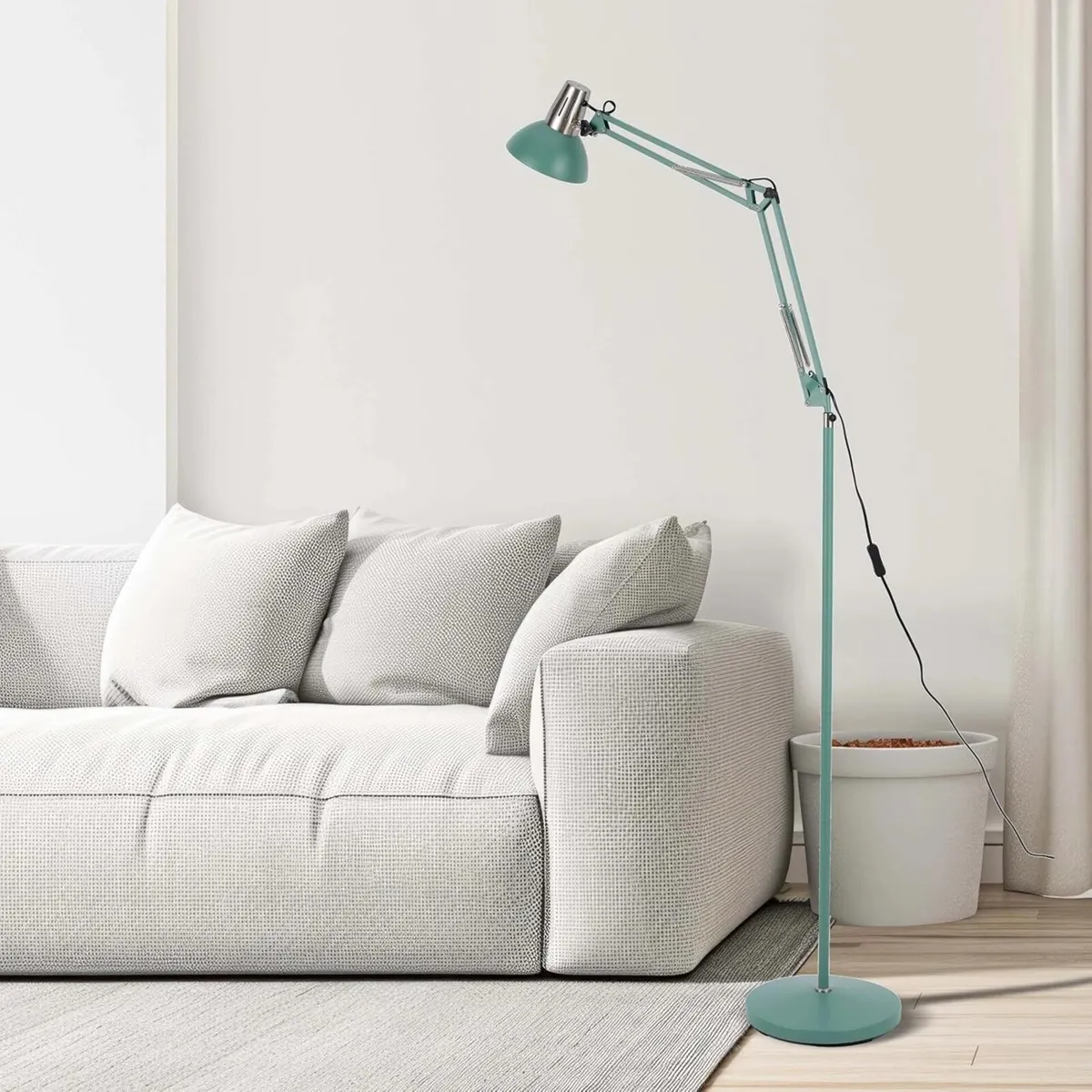 ® Modern Adjustable Floor Lamp – Extendable Arm - Image 2
