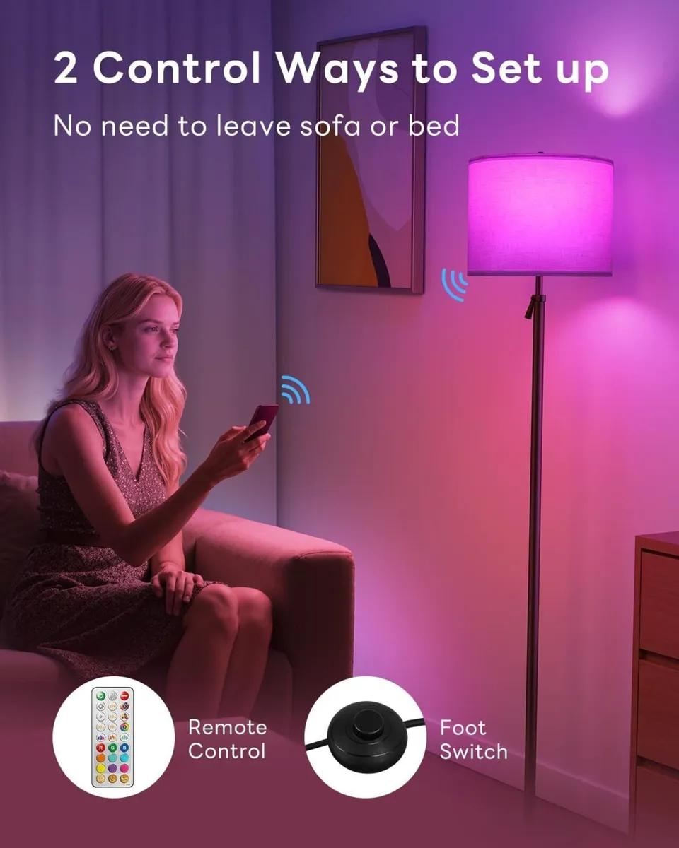 LED Floor Lamp for Living Room Adjustable - Image 4