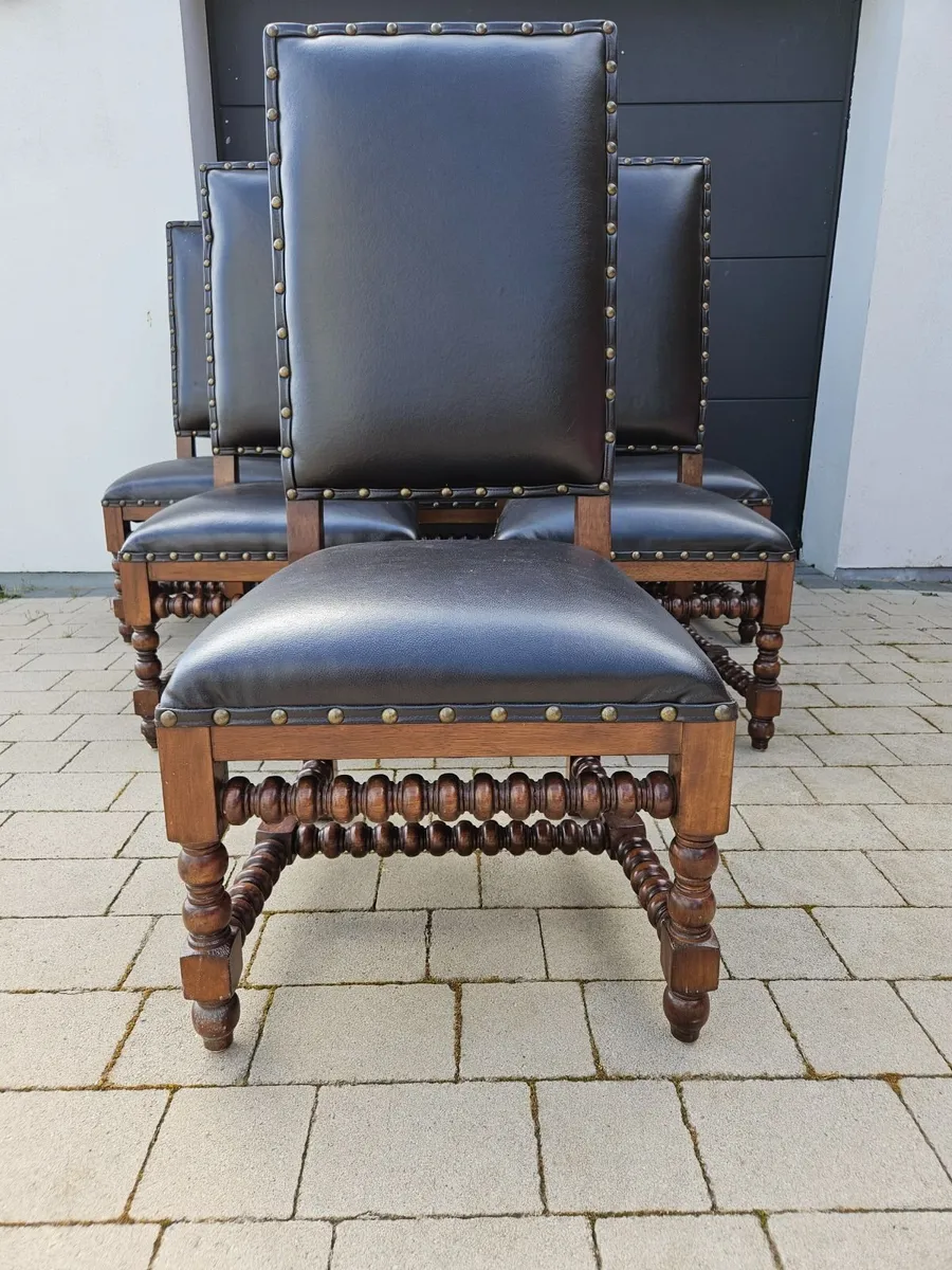 6 high back dining chairs - Image 2