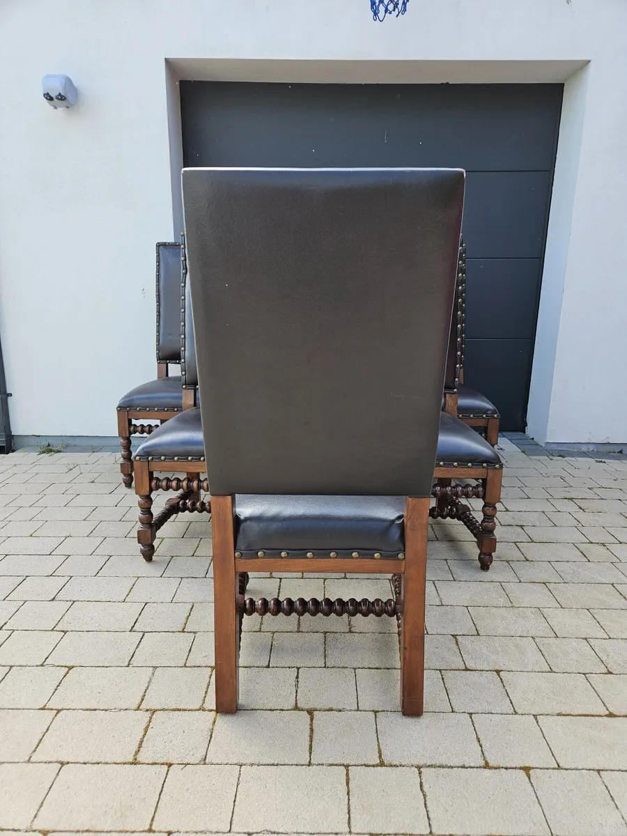 6 high back dining chairs - Image 4