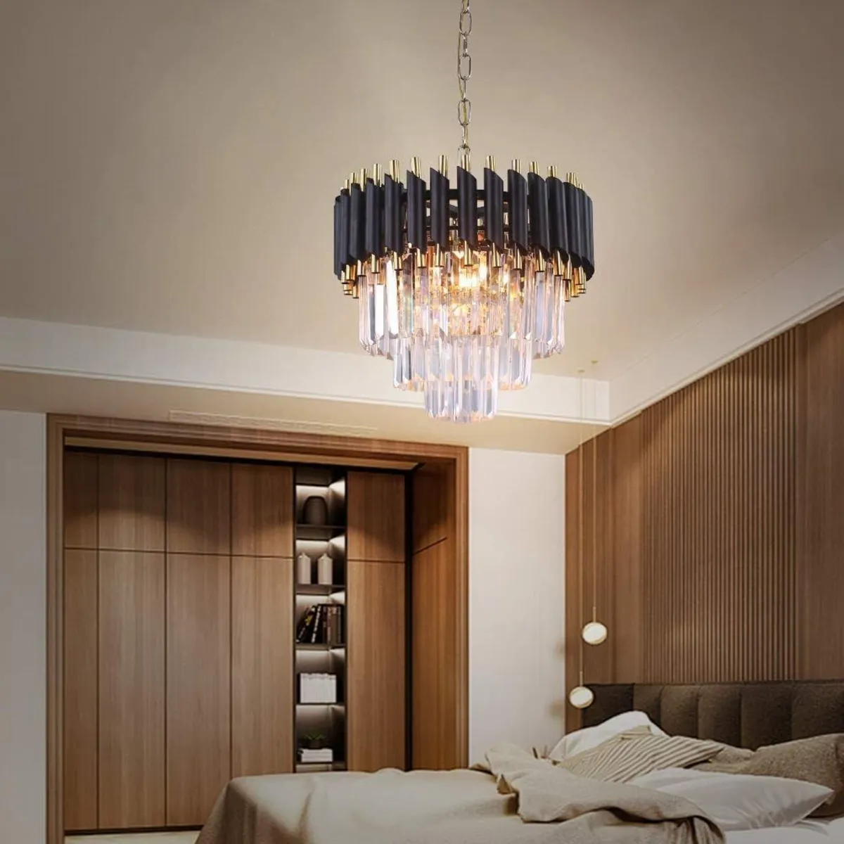 Modern Crystal Chandeliers 3-Tier Chandelier - Image 4
