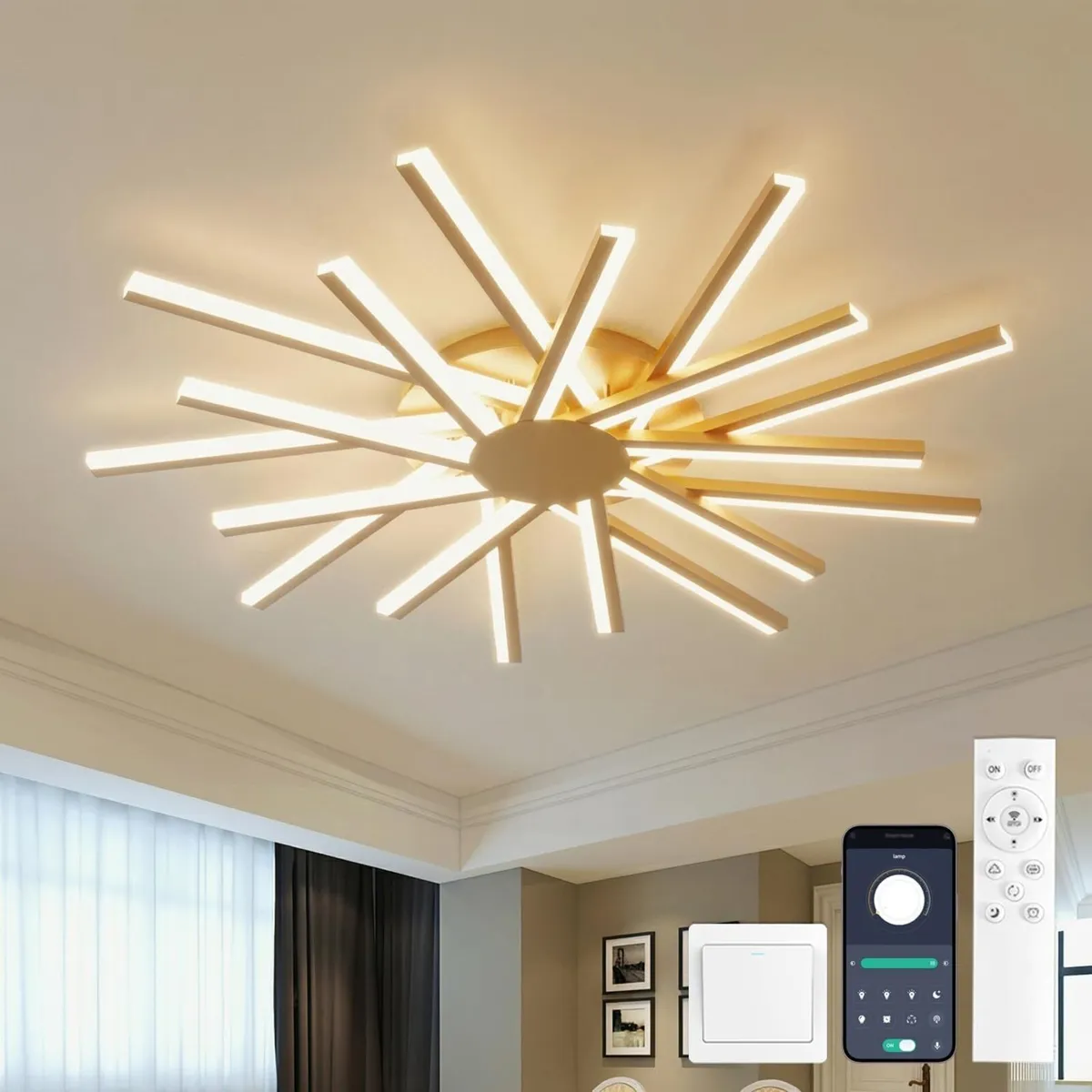 Φ96cm Ceiling Lights Living Room Large Lighting - Image 1