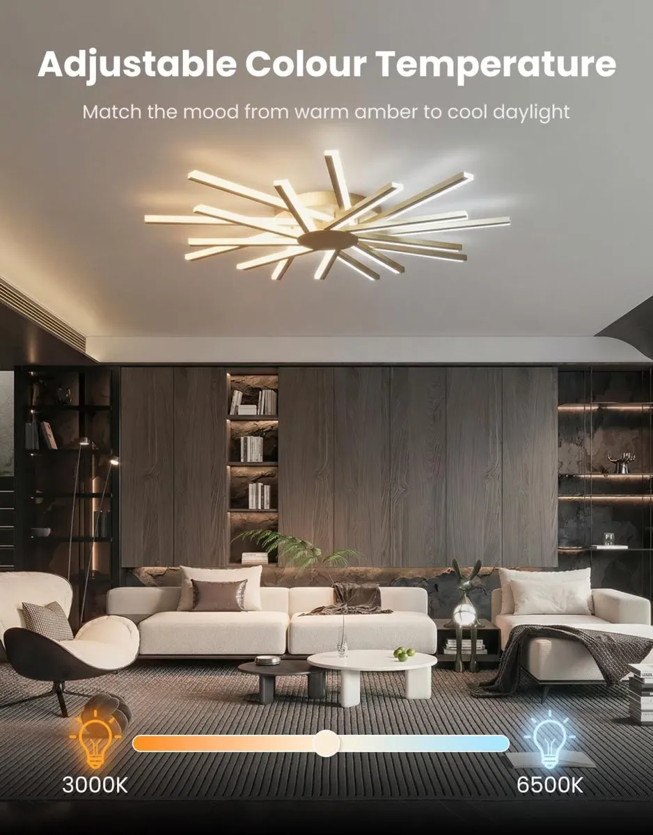 Φ96cm Ceiling Lights Living Room Large Lighting - Image 4