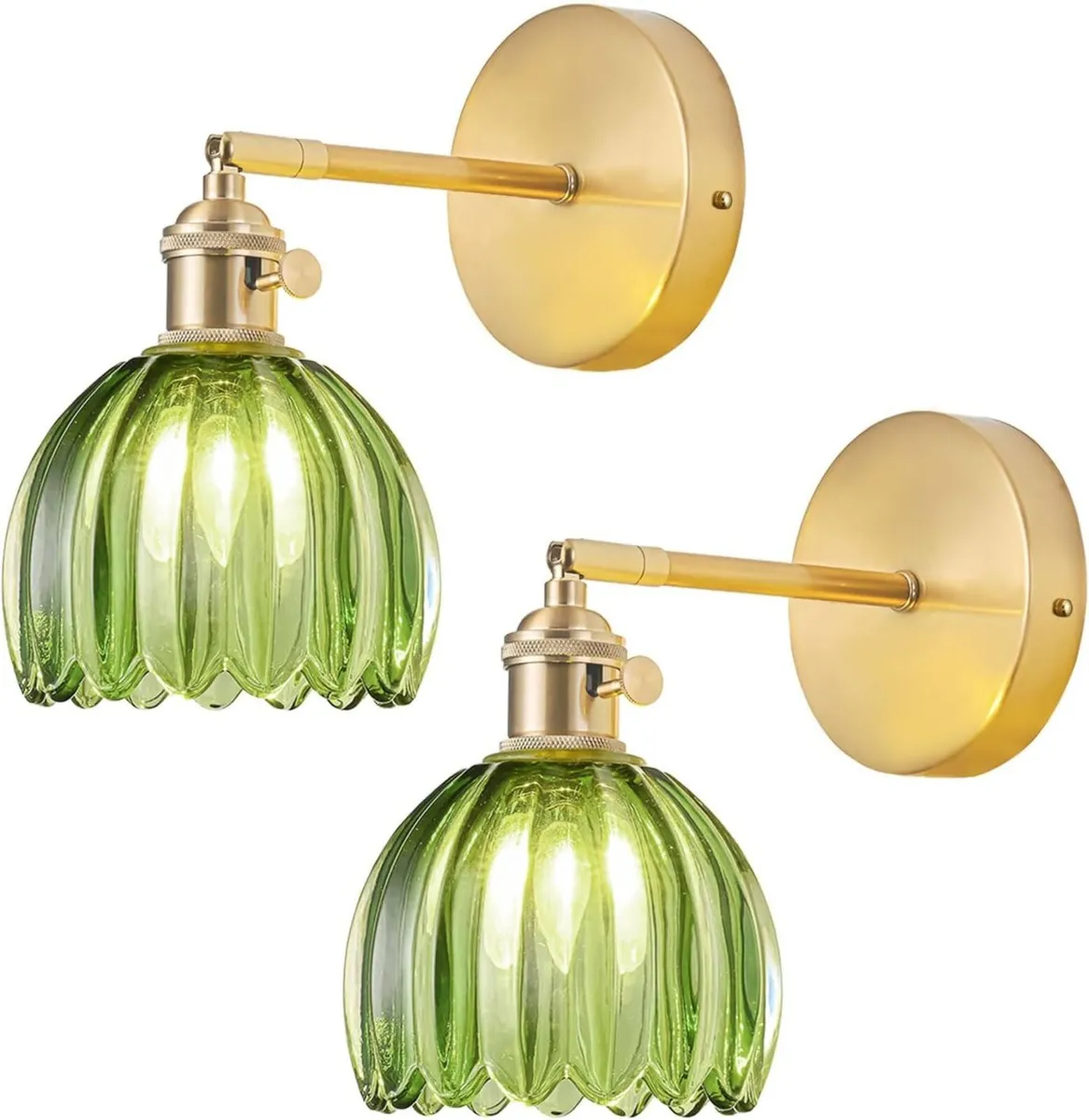 Wall Sconce Lights Set of Two Hardwired Vintage - Image 1