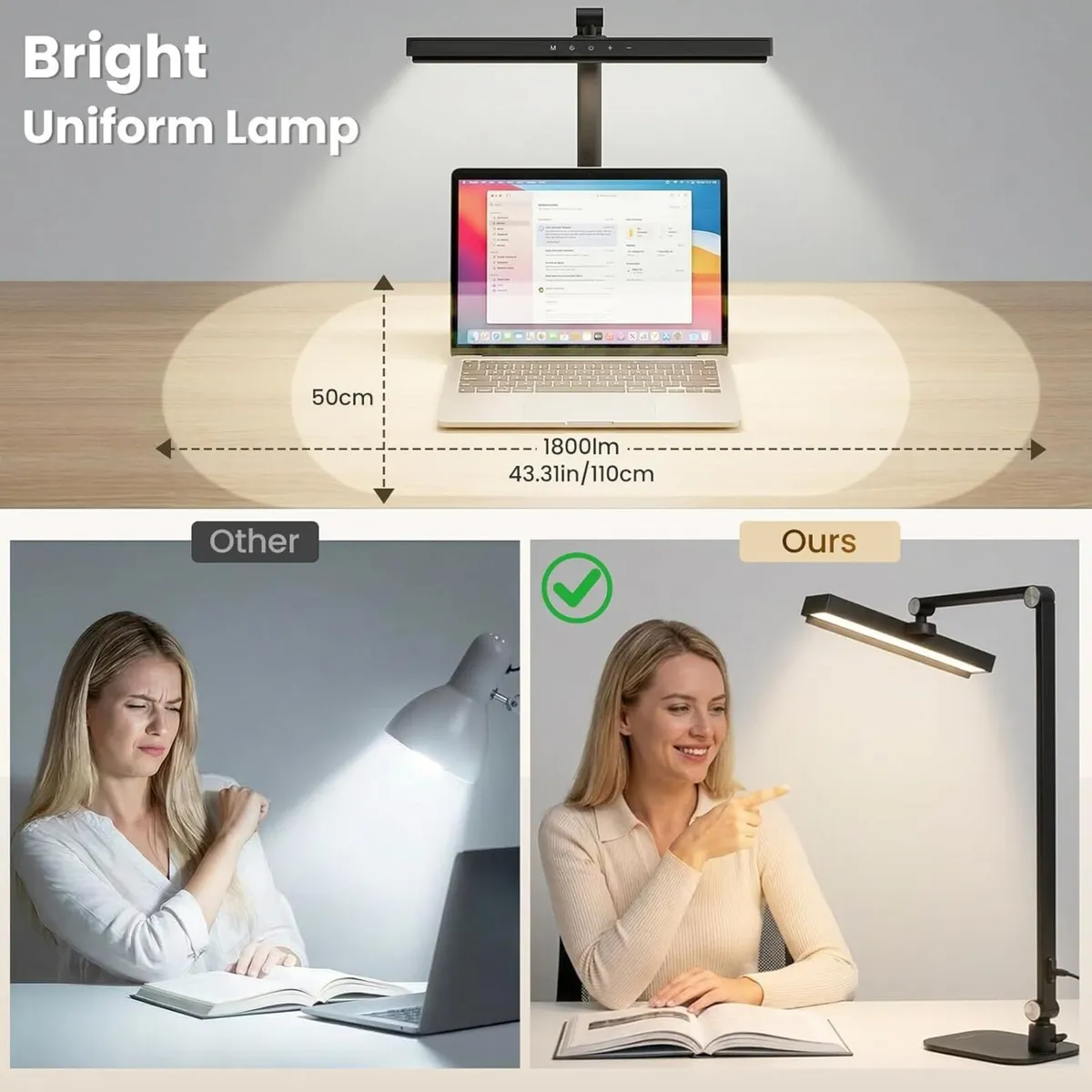 Desk Lamp for Home Office LED: Eye Caring - Image 2