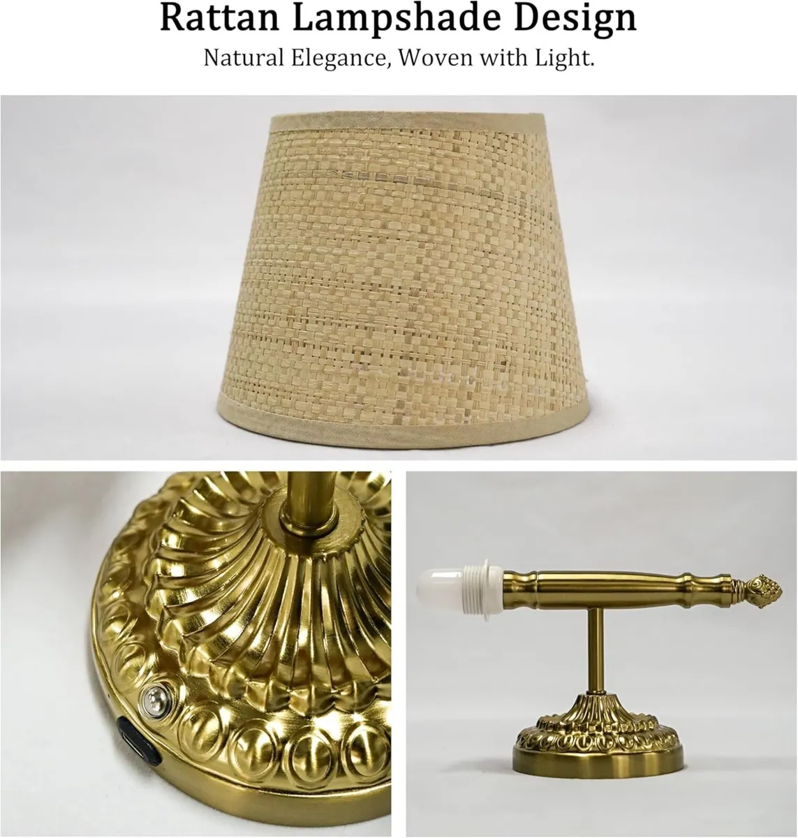 Rechargeable Wall Lights No Wire Set of 2 5200mAh - Image 2