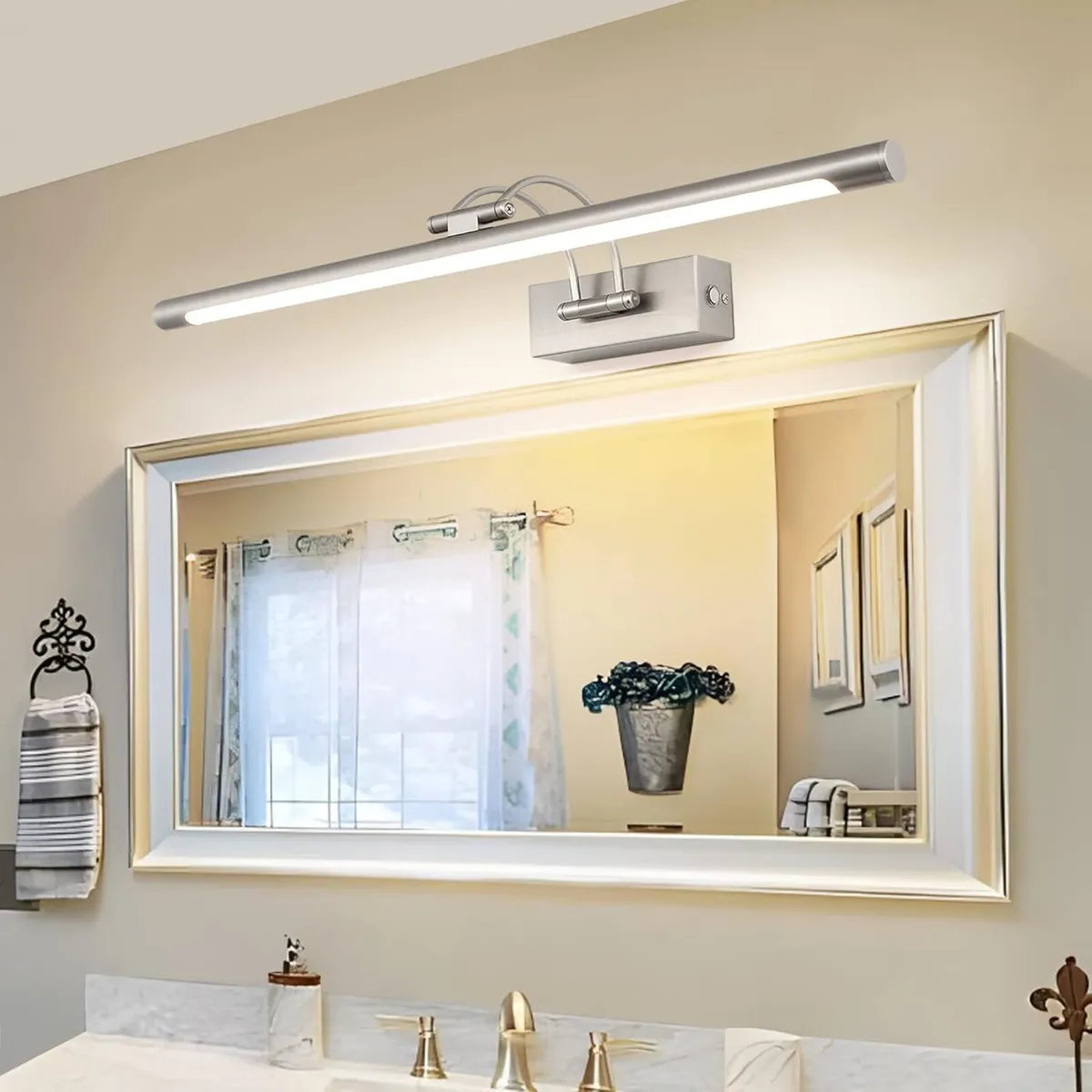 Dimmable LED Bathroom Vanity Light Fixture 12W - Image 1