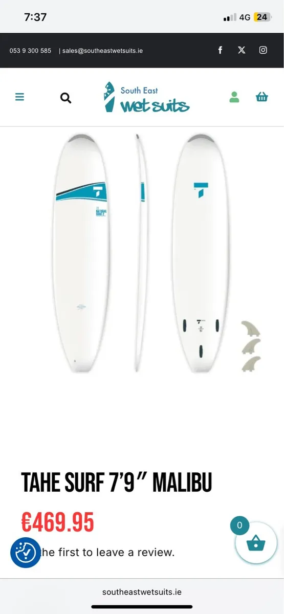 Tahe 7”9 surfboard - Image 4