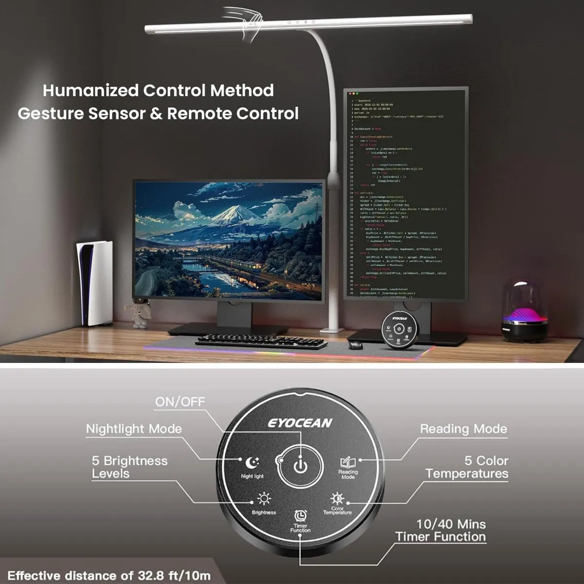 Desk Lamp 31.5 inch Light for Home Office - Image 3