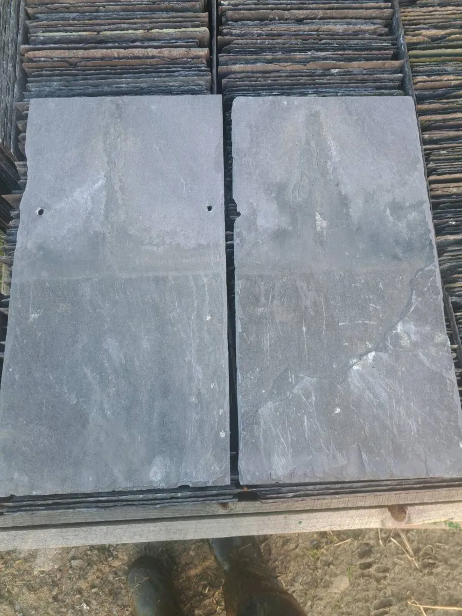 1050 qty 24x12 Reclaimed Bangor Blue Slates