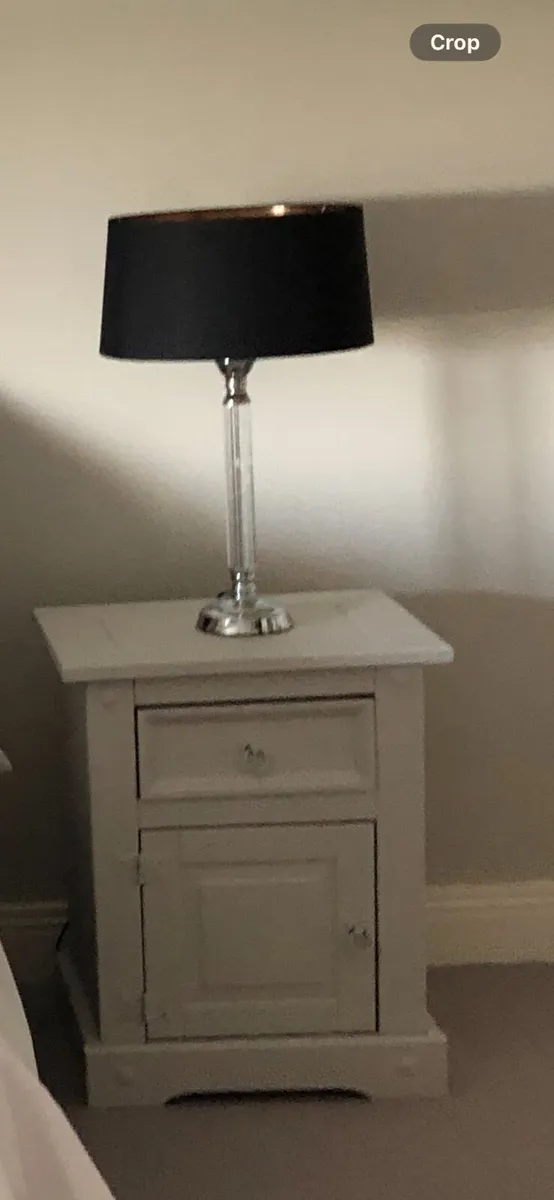 Bedside locker pine - Image 3