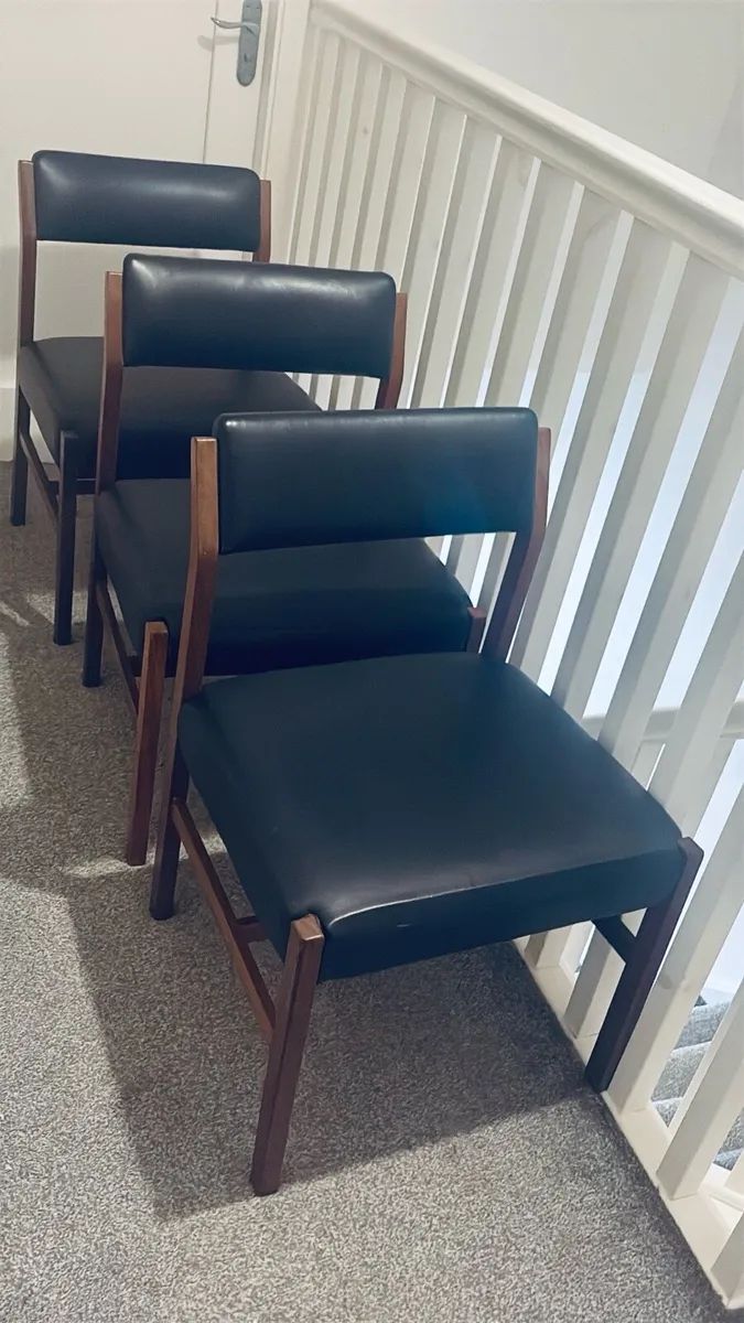 1965 Set of 3 MCM MOD R. Foster & Son Chairs - Image 1