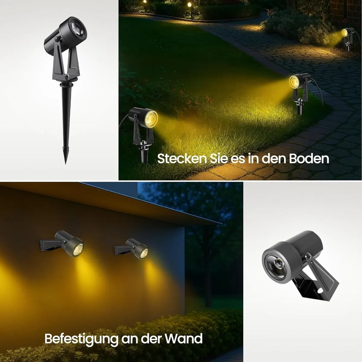 Garden Spotlights Mains Powered 105FT/32M - Image 4
