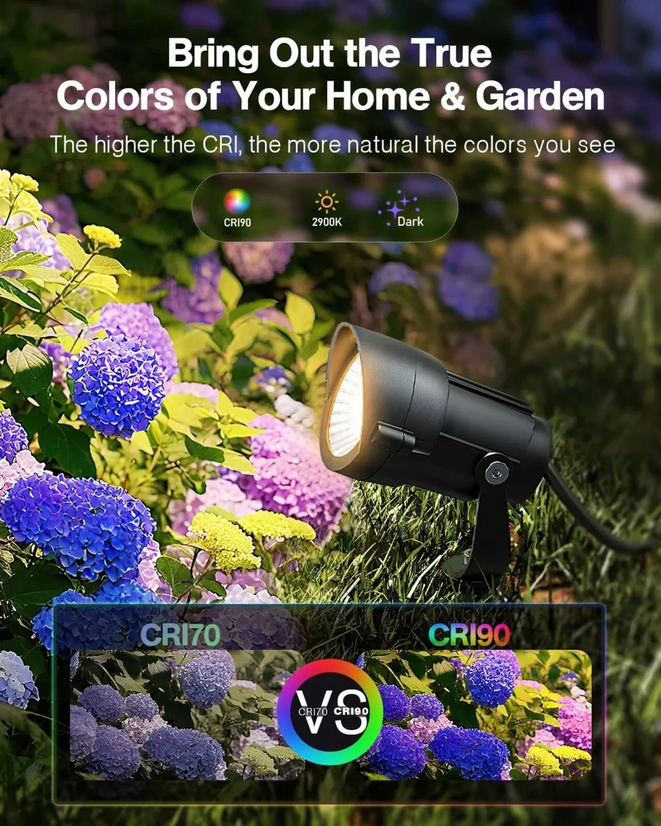 10Pcs Low Voltage Outdoor Garden Lights with Wire - Image 3