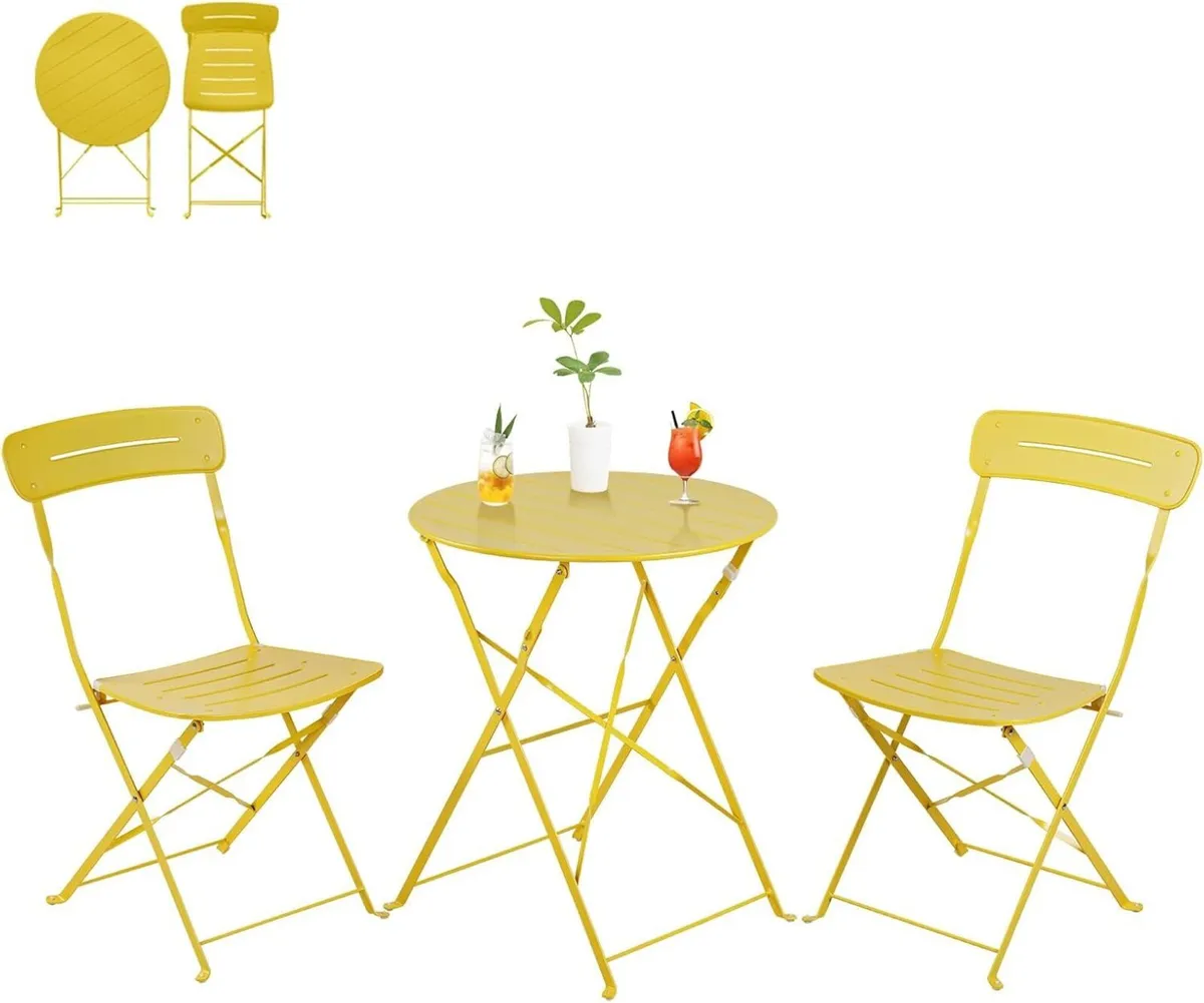 n Garden Furniture Set Outdoor Bistro Table and - Image 1