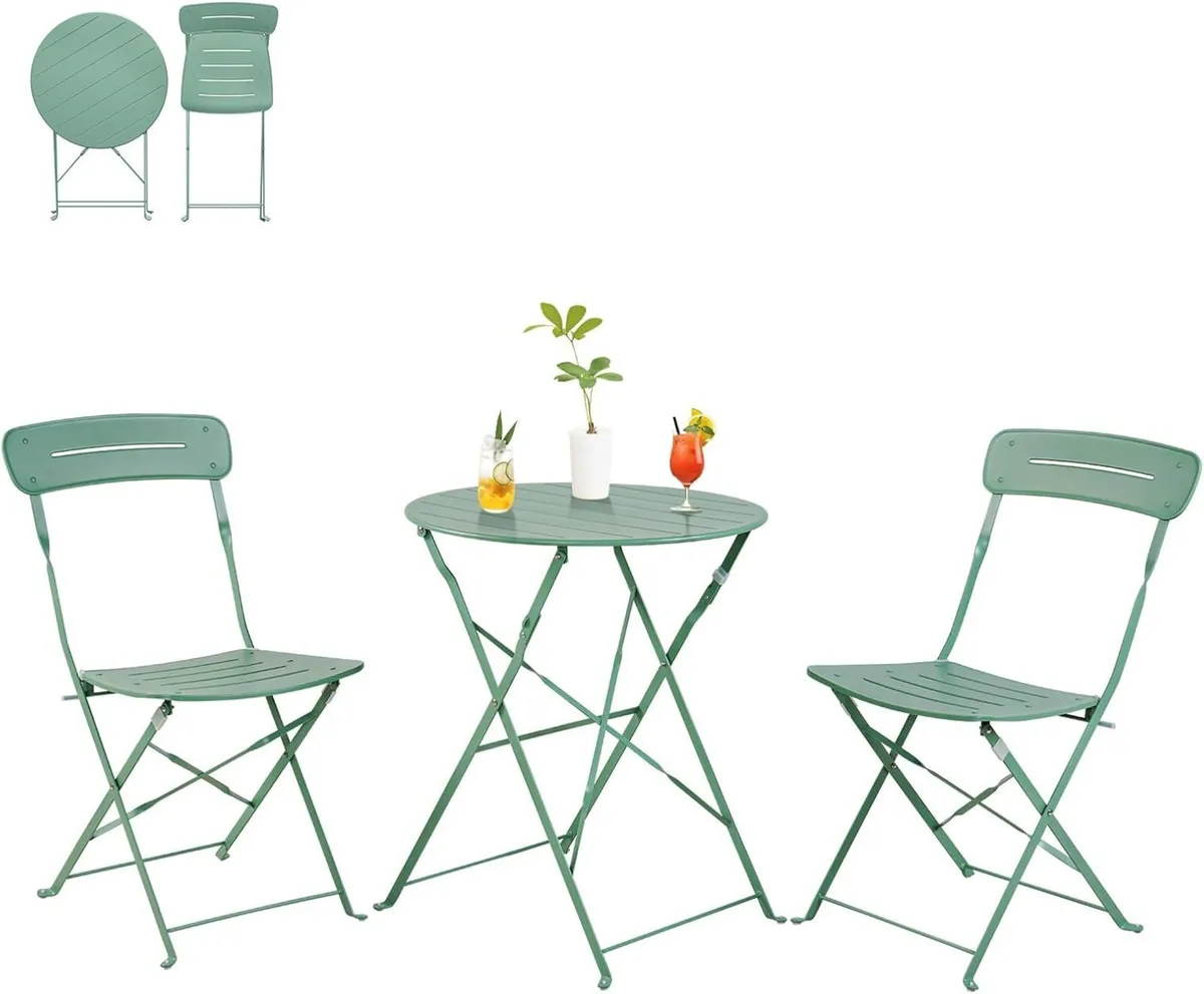 n Garden Furniture Set Outdoor Bistro Table and - Image 1