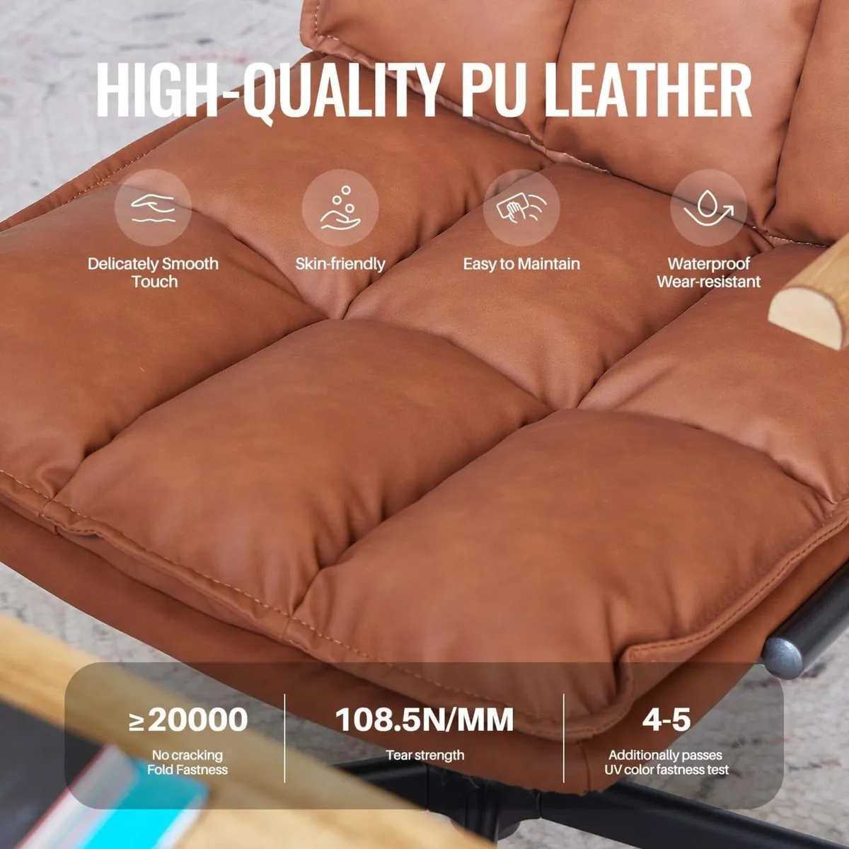 Home Office Chair Ergonomic Mid-Century Modern - Image 4